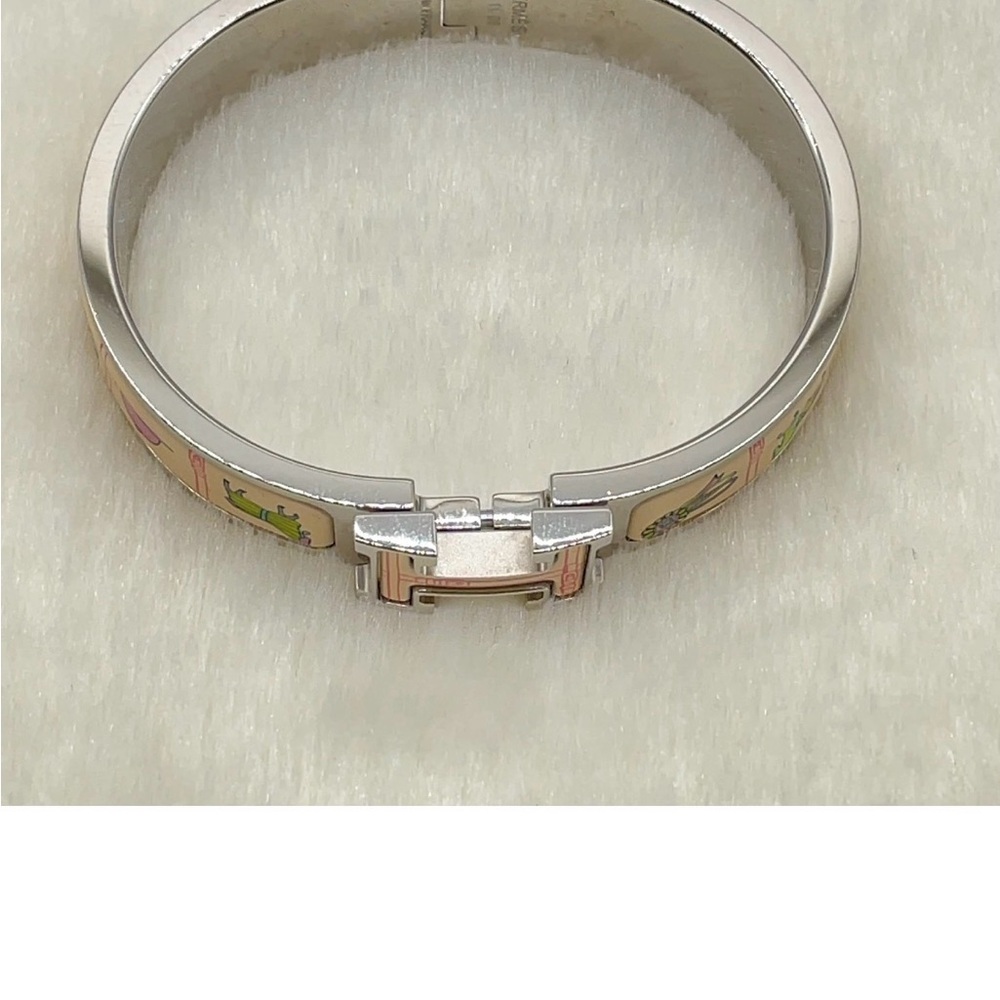 Authentic Hermes Click-Clack Pm Patch Pannacotta … - image 7